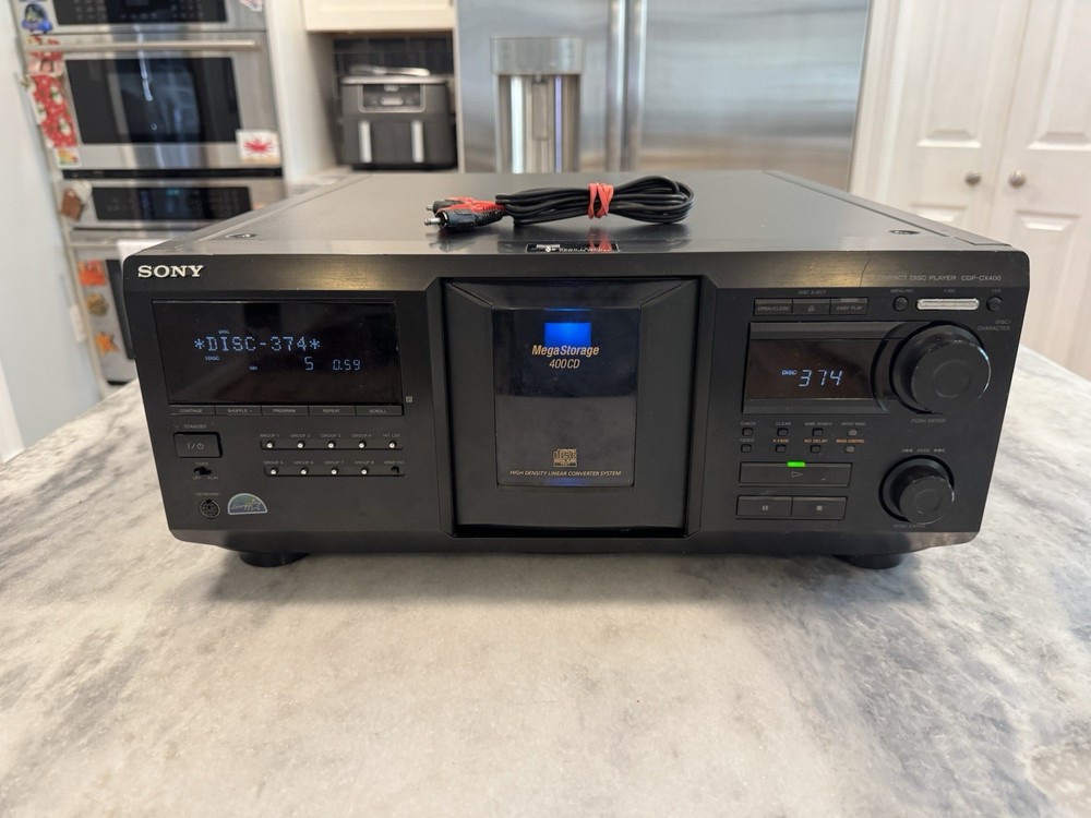 Sony CDP-CX400 Mega Storage Compact Disc 400 CD Changer Player Remote Belts Repl