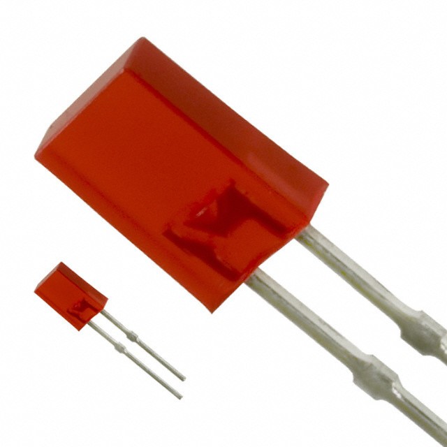 QTY (200) LN842RP PANASONIC ORANGE/ RED DIFFUSED RECTANGULAR 5x2mm LED'S 630nm