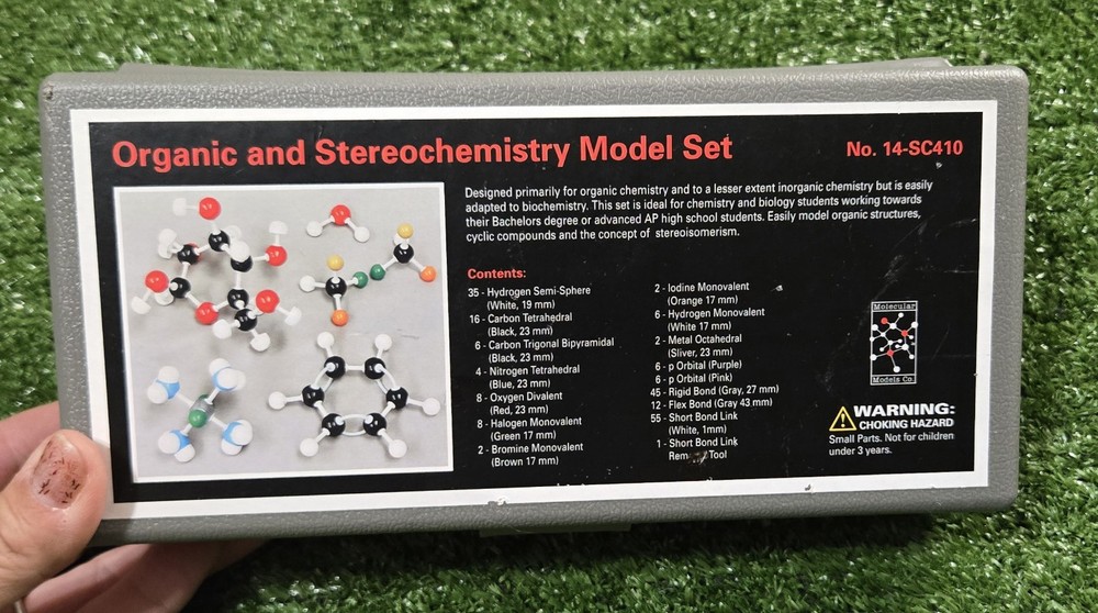 Organic and Stereochemistry Model Set No. 14-SC410