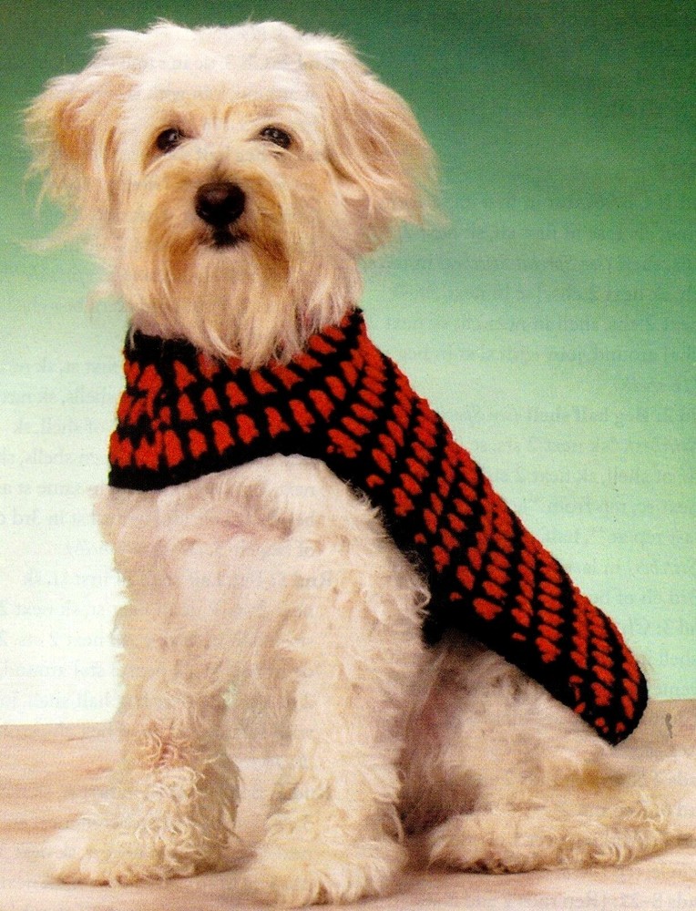 CHIC Posh Puppy Coat/Apparel/Crochet Pattern INSTRUCTIONS ONLY