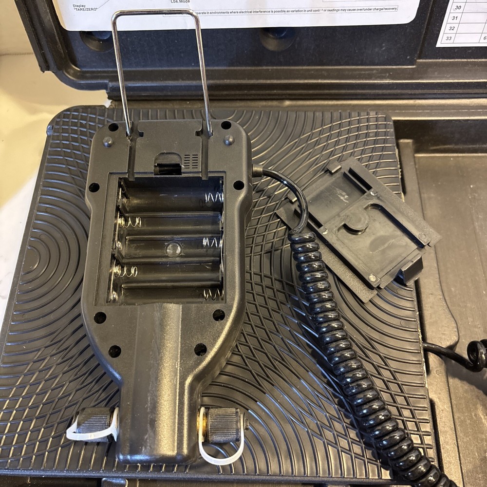 ZORO 5PWF7 ELECTRONIC REFRIGERANT SCALE PROGRAMMABLE