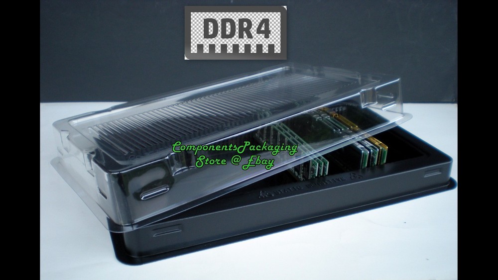 5 - DDR5 Memory Tray Case for Desktop PC Server DIMM RAM Modules - Fits 250 New