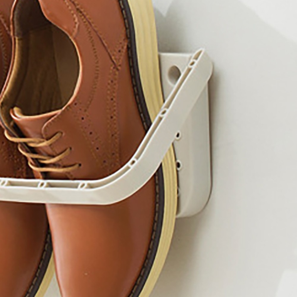 Foldable Wall Mounted Shoes Rack Space Saving For Bathroom