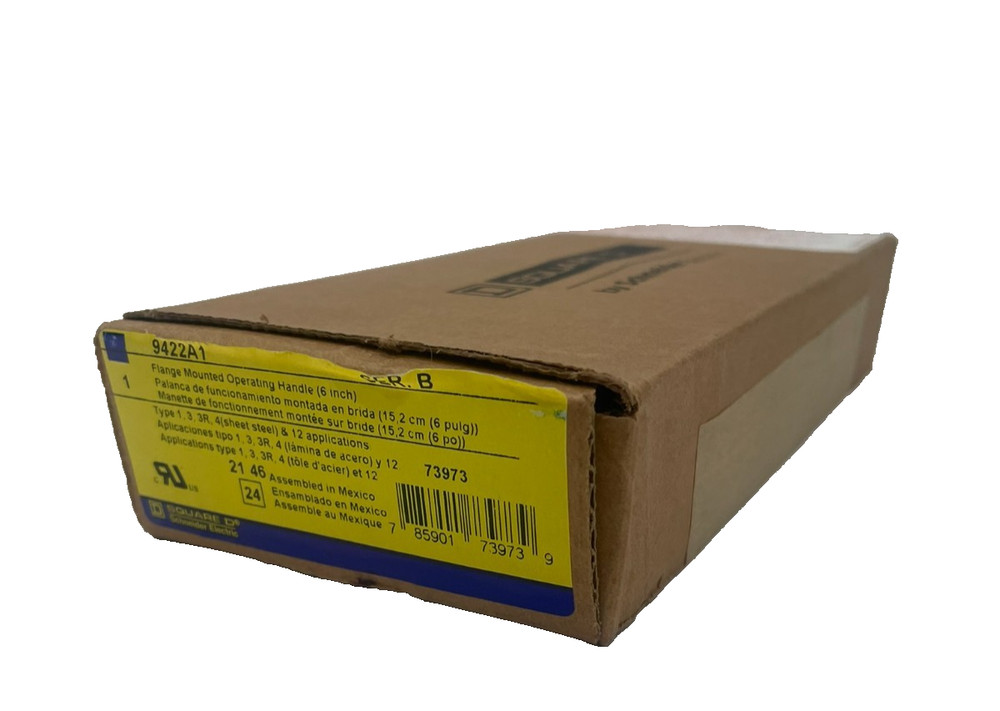 NEW SQUARE D 9422-A1 OPERATING HANDLE 6 INCH SER. B 9422A1