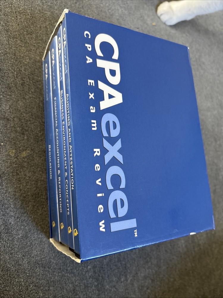 CPA Excel Exam Review Auditing 22 CD Set 2007 Learning System Rare