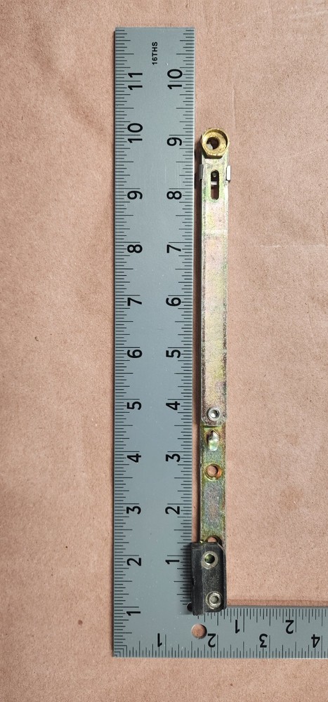 GU 9" Casement window Hinges with adjustment nut / Set $5.00 / read comments.