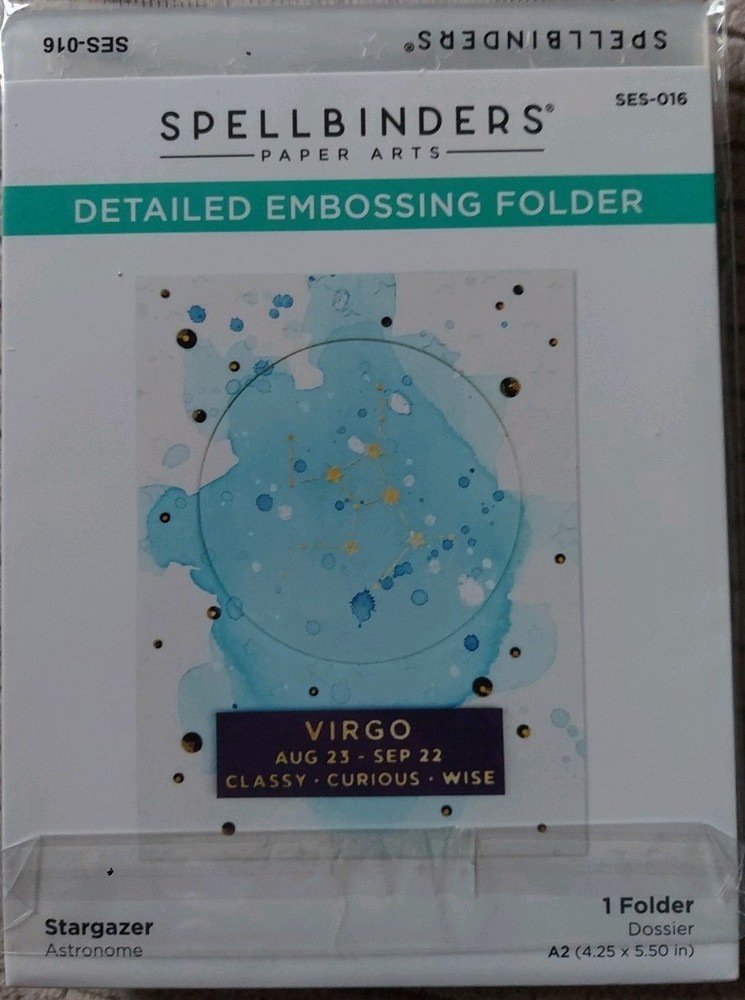 Spellbinders Stargazer Embossing Folder A2 SES-016