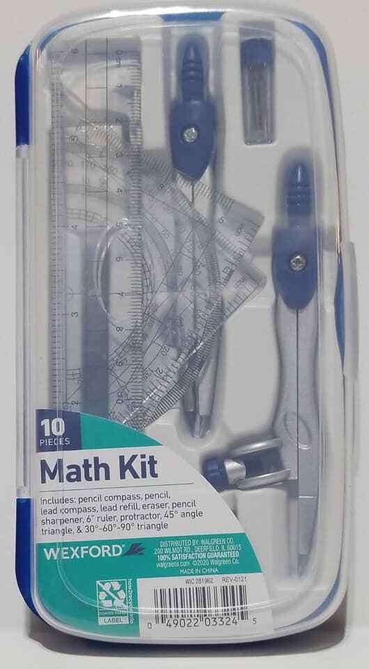 Wexford 10 Pieces Math Kit (LOC BK-12)