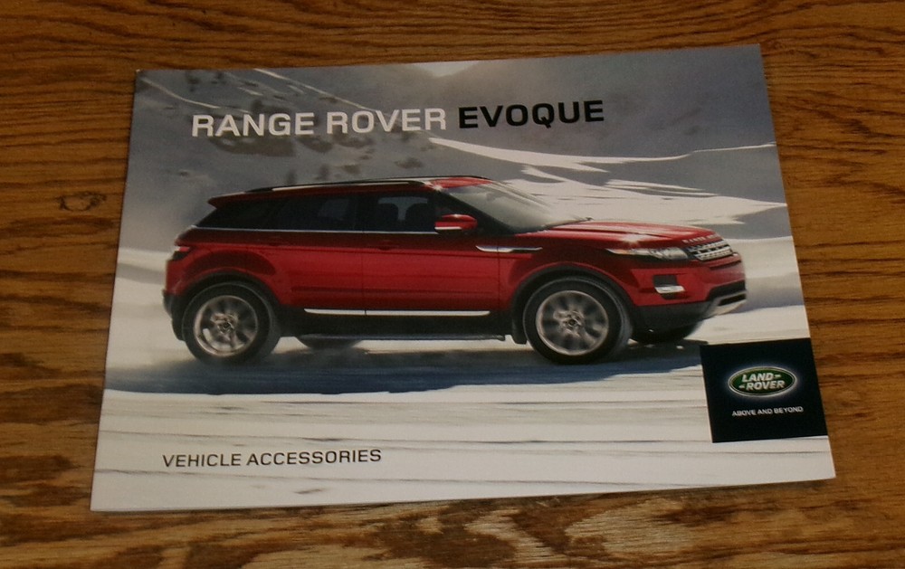 Original 2014 Range Rover Evoque Accessories Sales Brochure 14