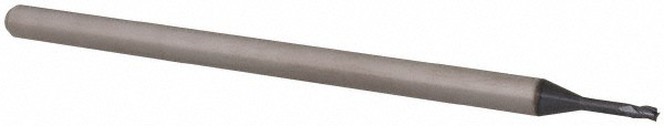 Accupro 3/64", 0.07" LOC, 1/8" Shank, 2-1/2" OAL, 3 Flute, Solid Carbide Squa...