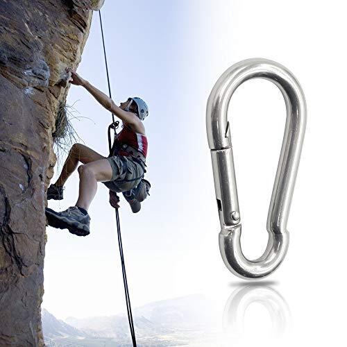 4Pack 2.75 inch Flag Pole Snap Clip Hooks Flagpole Attachment Spring Snap Hook