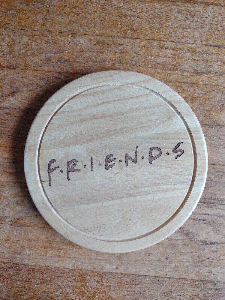Friends TV Show SITCOM 10” Round Serving/Cutting Board