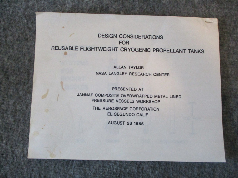 1984-85 NASA MSFC SPACE SHUTTLE LONG RANGE PROGRAM PLAN+CRYOGENIC & TECH REPORTS