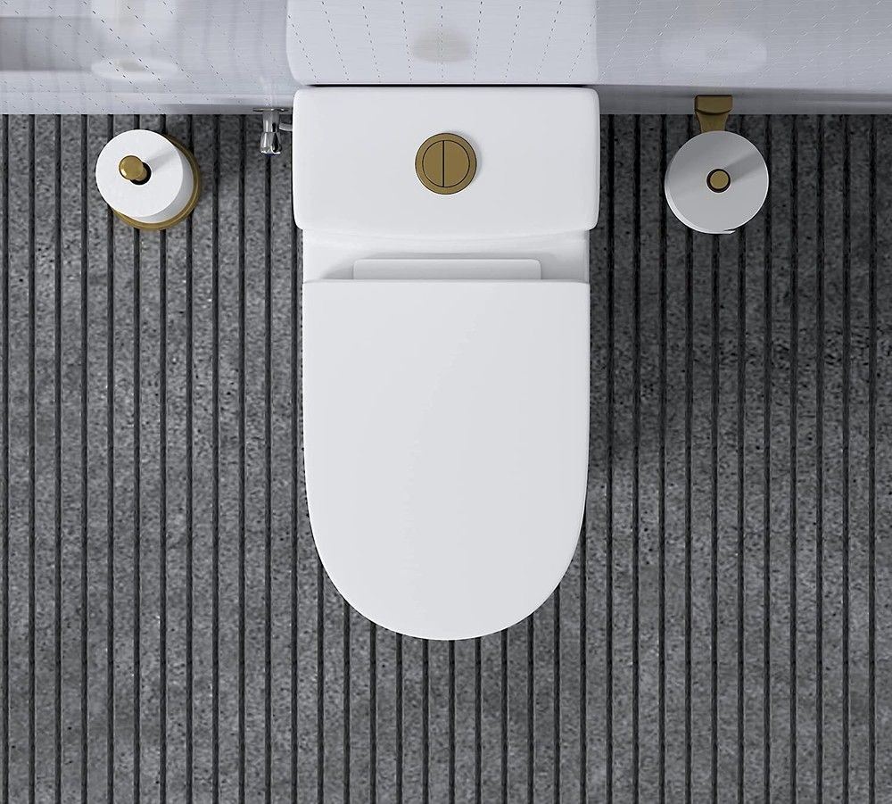 HOROW 48MM Gold Flush Button Dual Flushing Toilet Replacement Button Durable