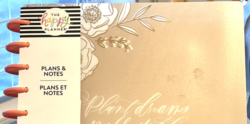 Happy Planner Simple Florals Plans & Notes Big Size Planner w Stickers Dividers