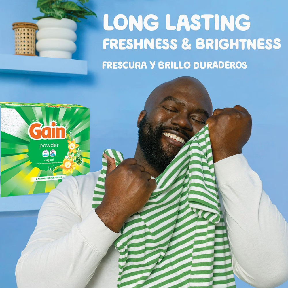 Gain Powder Laundry Detergent, Original, 195 loads, 180 oz