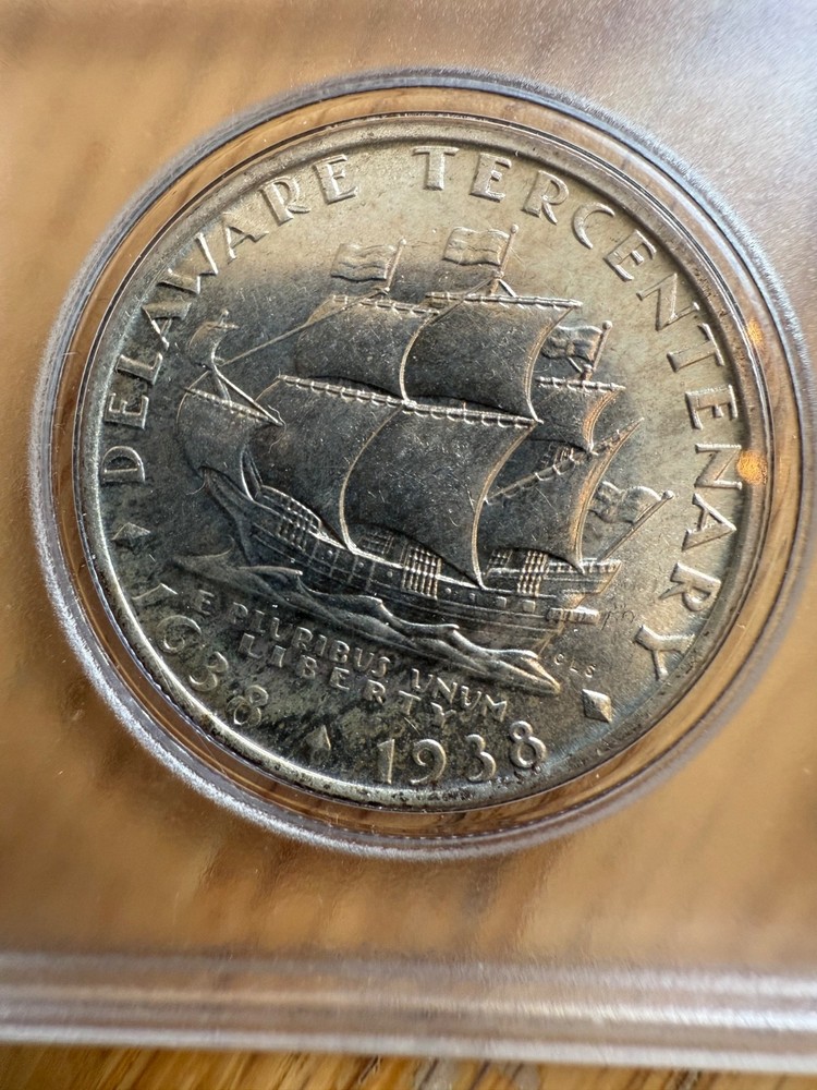 1936 DELAWARE COMMEMORATIVE HALF DOLLAR NOT GRADED N18