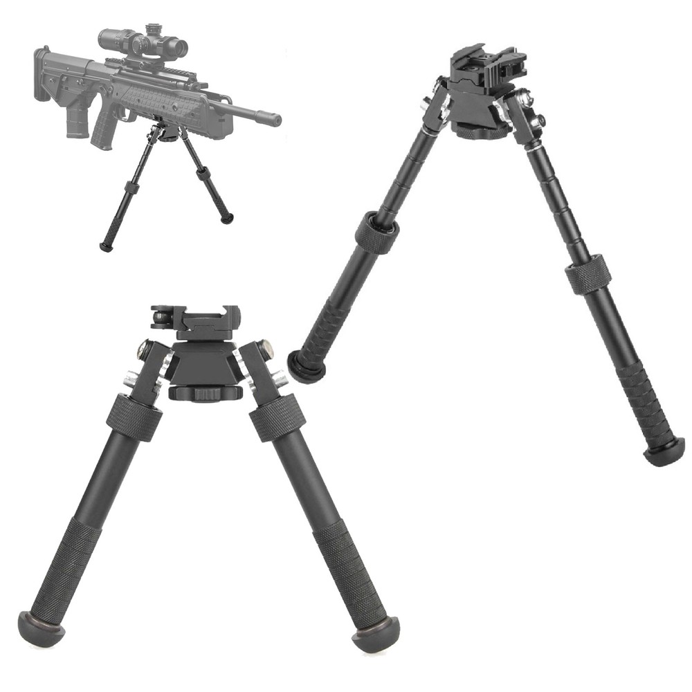 6.5- 9" Foldable Adjustable Bipod Combination for M-lok Picatinny System
