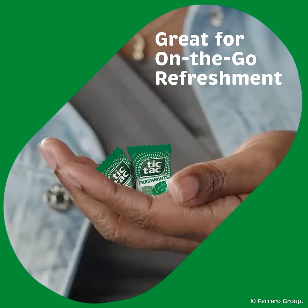 Tic Tac Freshmints Bulk Bag - 100 Mini Packs (4 Mints Each), Share-Size 6.7 Oz