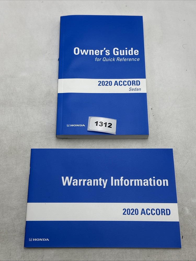 2020 Honda Accord sedan owners guide