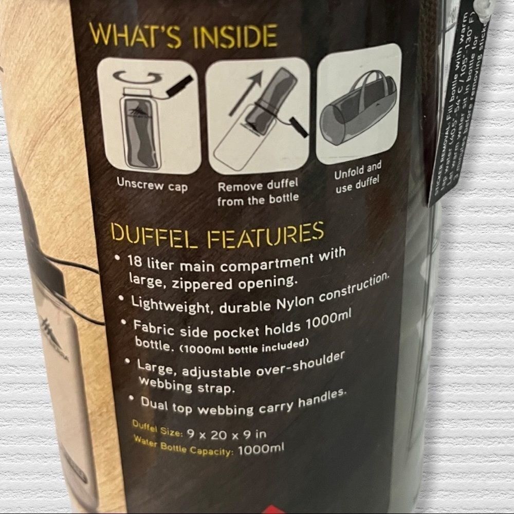 High Sierra Red Duffle In A Bottle