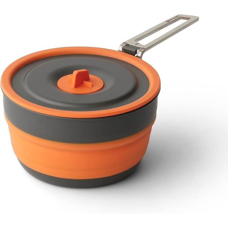 Ultralight Collapsible Pot 1L Backpacking Camping Compact Lightweight Cookware
