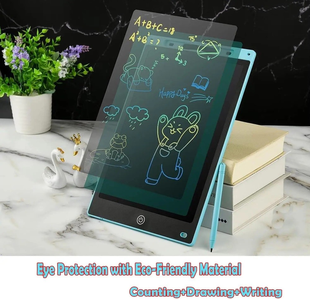 12"16" LCD Writing Tablet Electronic Drawing Notepad Doodle Board-Kids Office