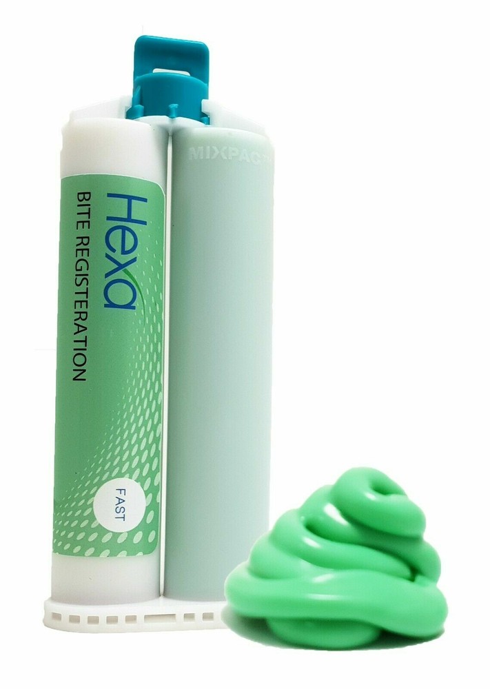 HEXA BITE REGISTRATION MATERIAL FAST SET 20 X 50ML CARTRIDGES + 40 Tips