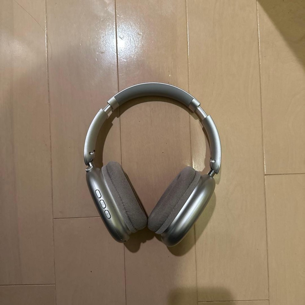 silver wireless headphones noise canceling