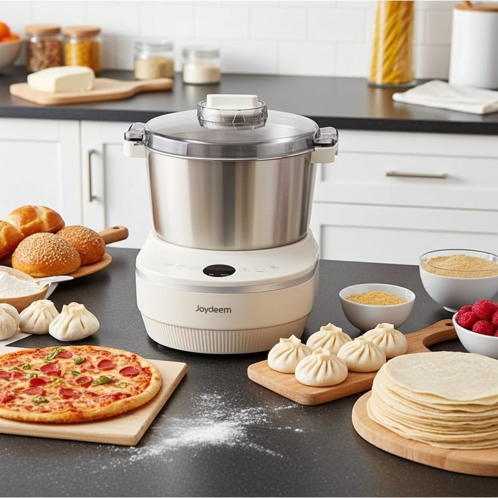 Joydeem Electric Dough Maker with Ferment Function, 5.3Qt Dough Mixer Machine...