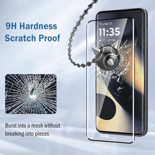 2 Pack 3D Compatible with/2023 Screen Protector,3D Full Motorola Edge 2024