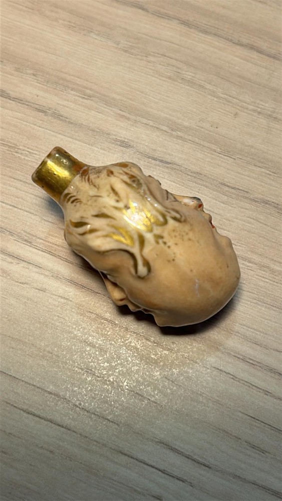 Double Headed Scent/perfume Bottle 5cm Tall Extremely Rare Find