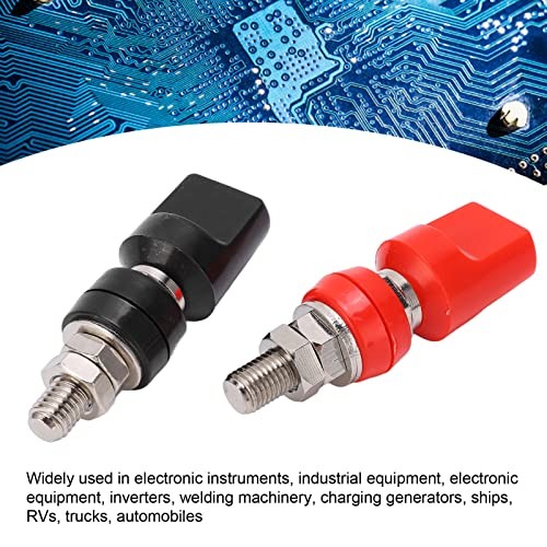 M8 Remote Battery Terminals, 2PCS 100A Battery Post Terminals with 4mm Plug