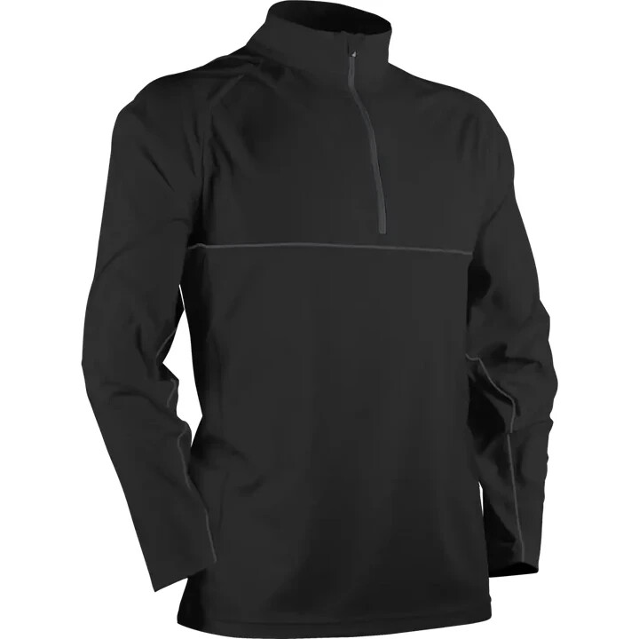 Sun Mountain Men's Second Layer LS Pullover - Navy Heather Size XXXL