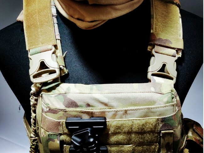Tactical Quick Release Removal Hook & Loop For Tactical AVS Vest Shoulders