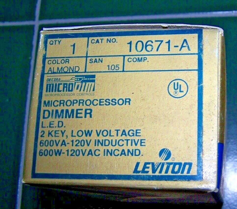 Leviton Microprocessor DIMMER - 10671-A - NIB!