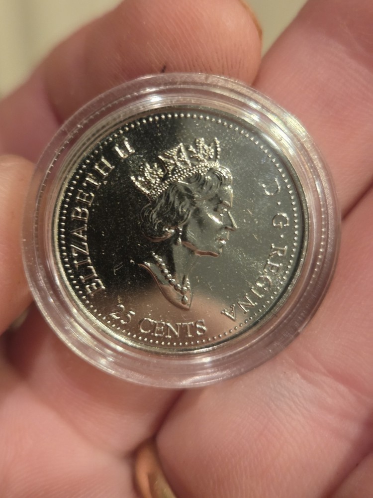 (3) 🇨🇦 Canada Colorized Coins: Pride, 25¢ Celebration, Winter Fun 🍁