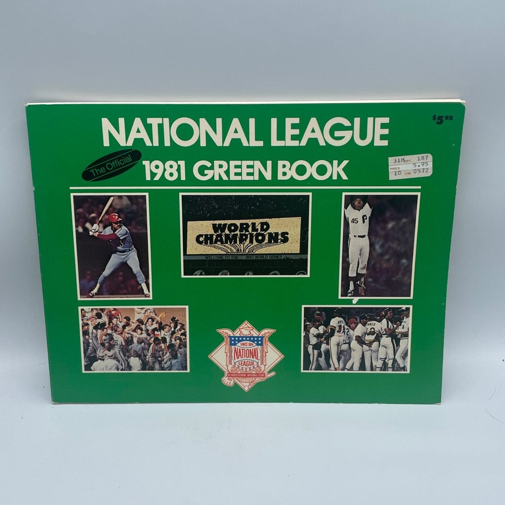 1981 National League Baseball Green Book