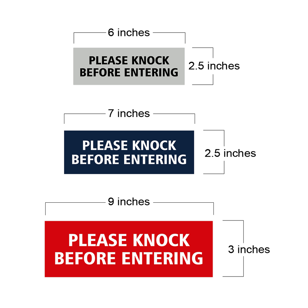 Basic Please Knock Before Entering