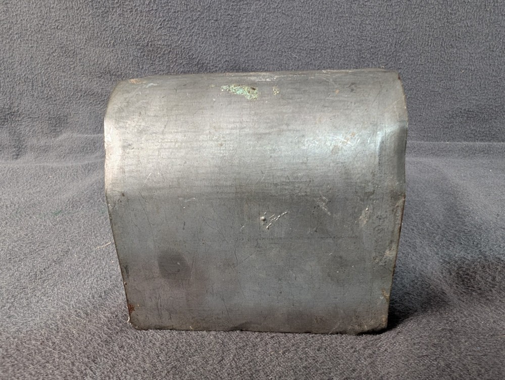 Primitive Galvanized Tin Wall Pocket Snowflake Design 11” Matchstick Holder