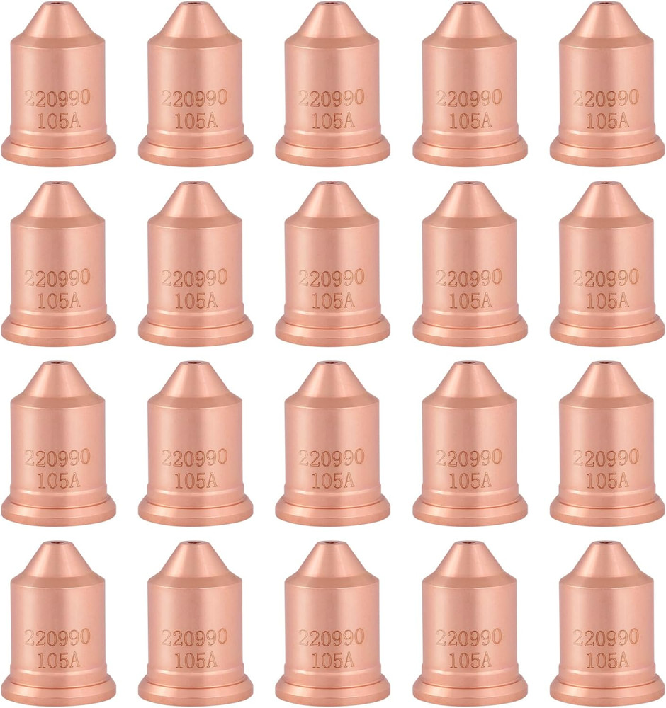 220990 105A Nozzle Tips, 20Pcs, Fit for PMX 105 Plasma Cutting Torch Consumable