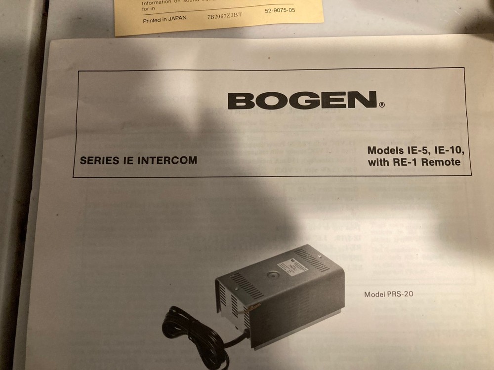 Bogen Model IE-10 Industrial Intercom System