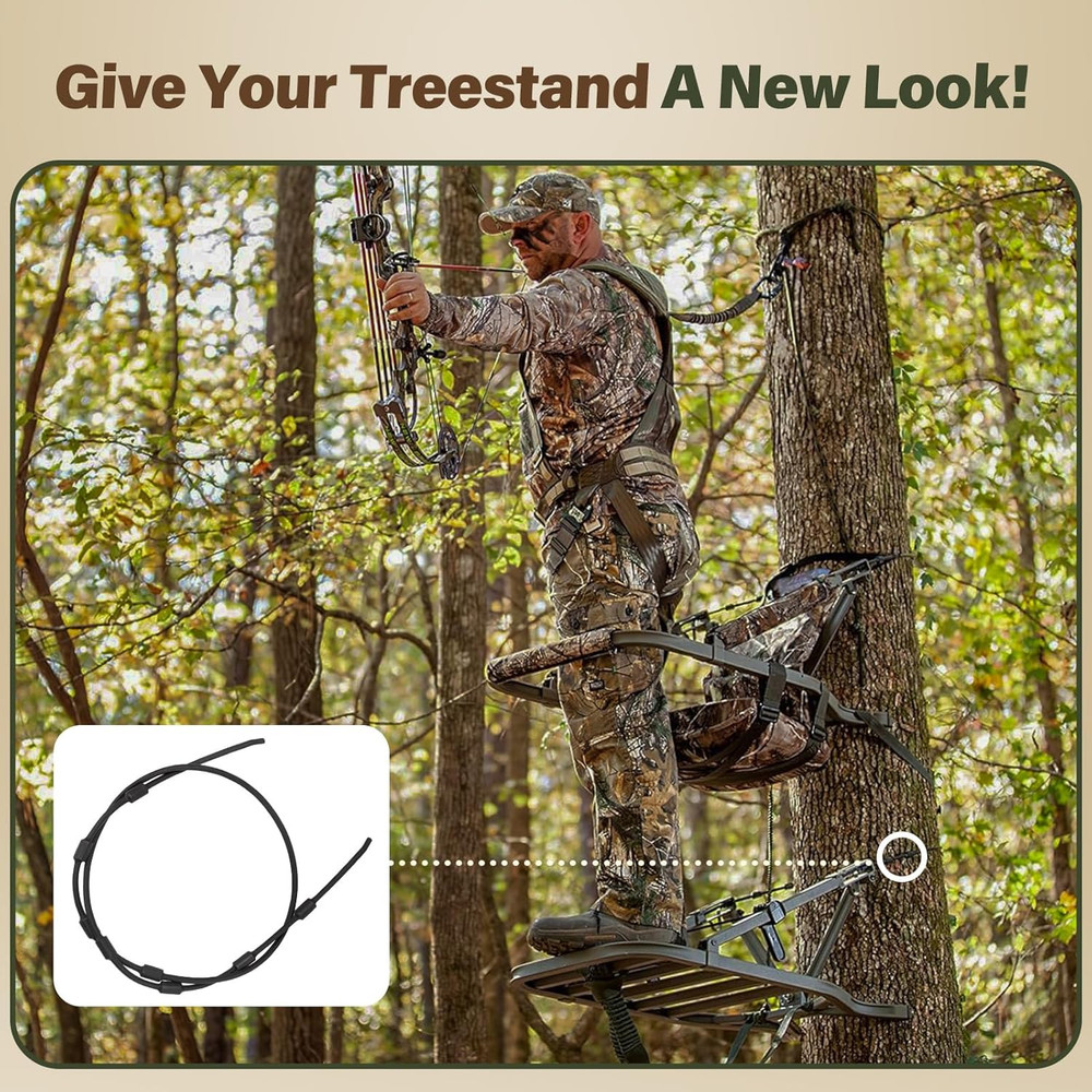 Climbing Tree Stand Replacement Cables for Summit Climber, 65" Hang on Climber T