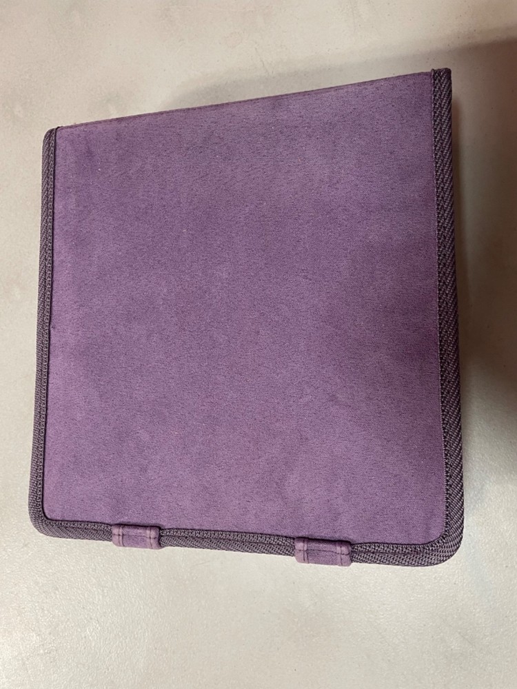 Craft Mates Lockables Organizer Case Purple Suede