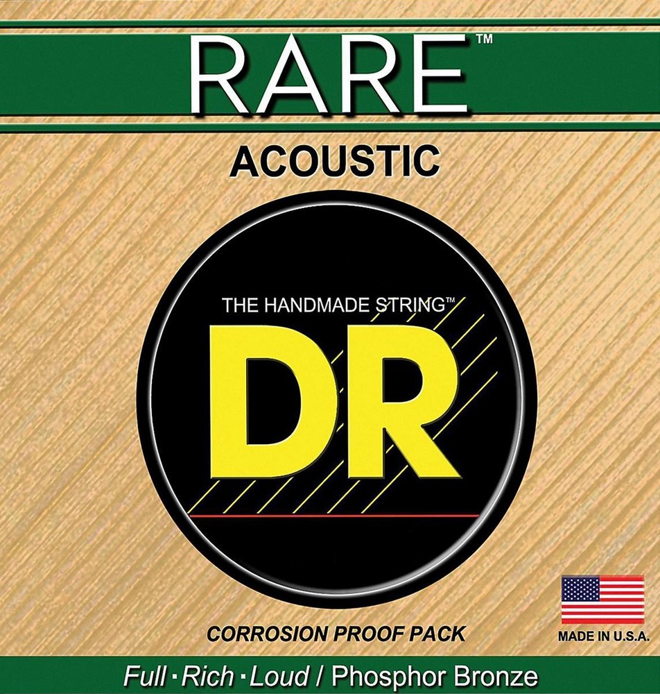 DR Rare Acoustic Guitar Strings 11's Custom Light RPML-11