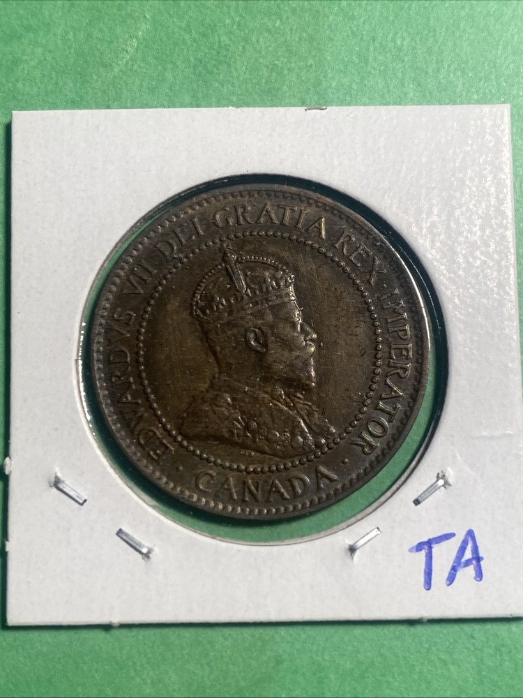 1907-H Canada 1 Cent XF