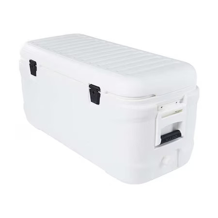 Igloo 50073 Cooler, 120 Qt, White, Plastic