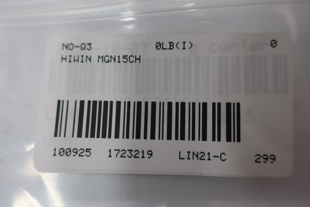 Hiwin MGN15CH Linear Bearing Guide Block 15mm