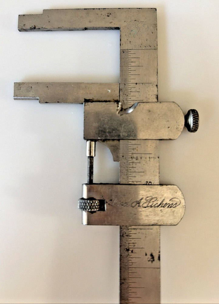 Vintage Gear Tooth Vernier Caliper 4"