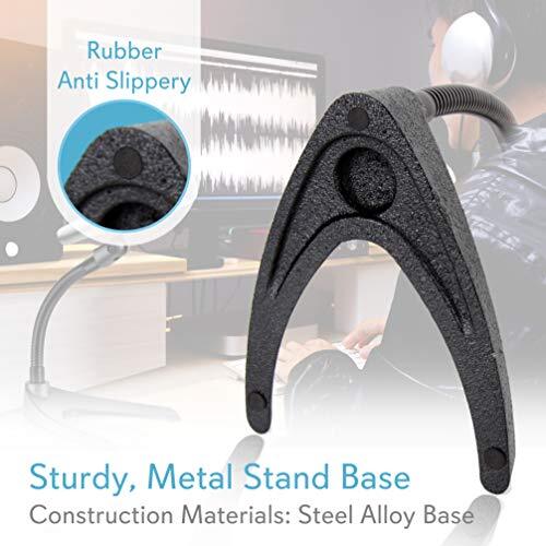 Universal Desktop Microphone Stand Adjustable Tabletop Mic Holder for Table Desk